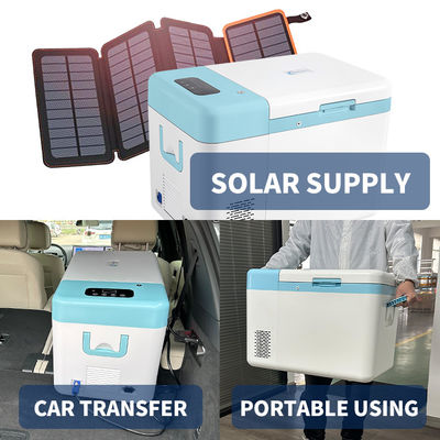 25L Portable ULT Storage And Transfer Mini Ultra low Freezer -100V to 240V 12V/24V
