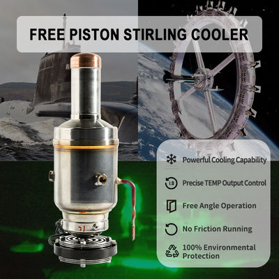 Refport Free Piston Stirling Cooler ±0.2C Temperature Control -130C Temperature Range